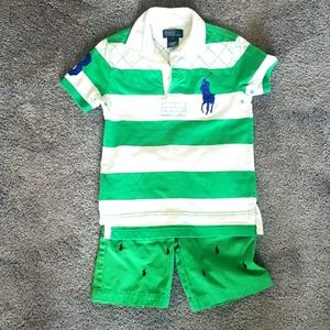 Boy's Polo and Short Set